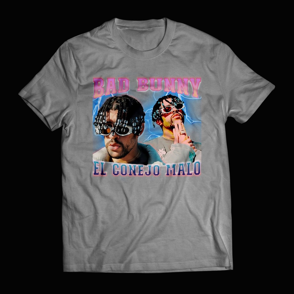 Bad Bunny El Conejo Malo Vintage style Tee